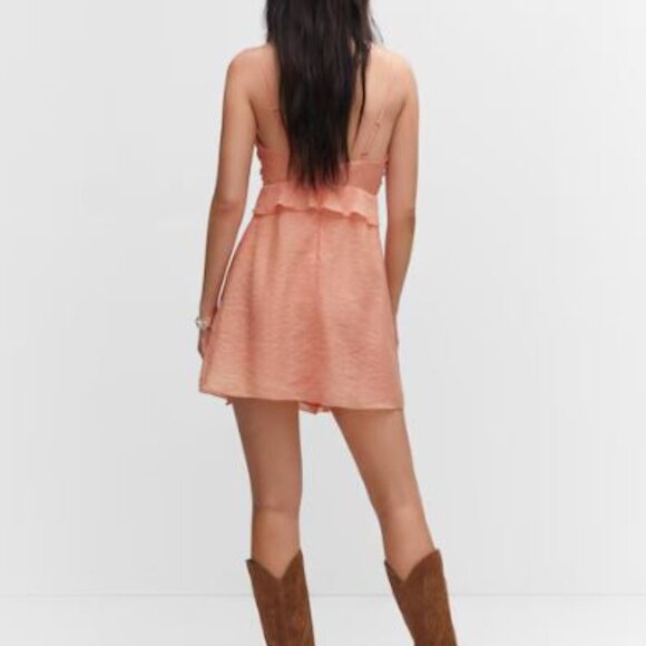 Mango Lyocell ruffle dress - Picture 3 of 8